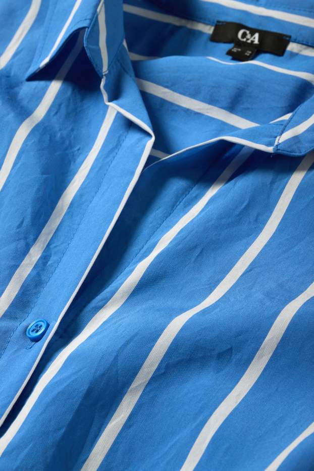 Dona - Brusa - de ratlles - blau