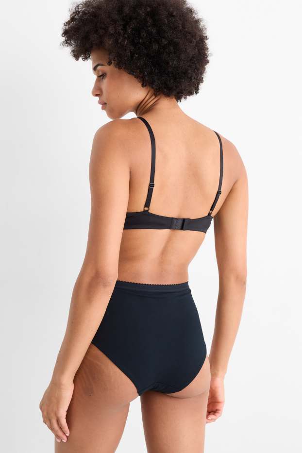 Women - Multipack of 3 - knickers - black