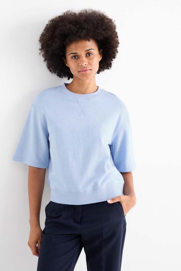 Femmes - Sweat - bleu clair