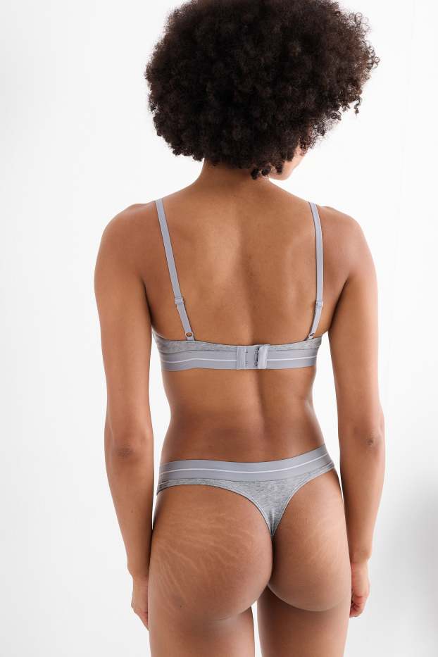 Femmes - String - gris