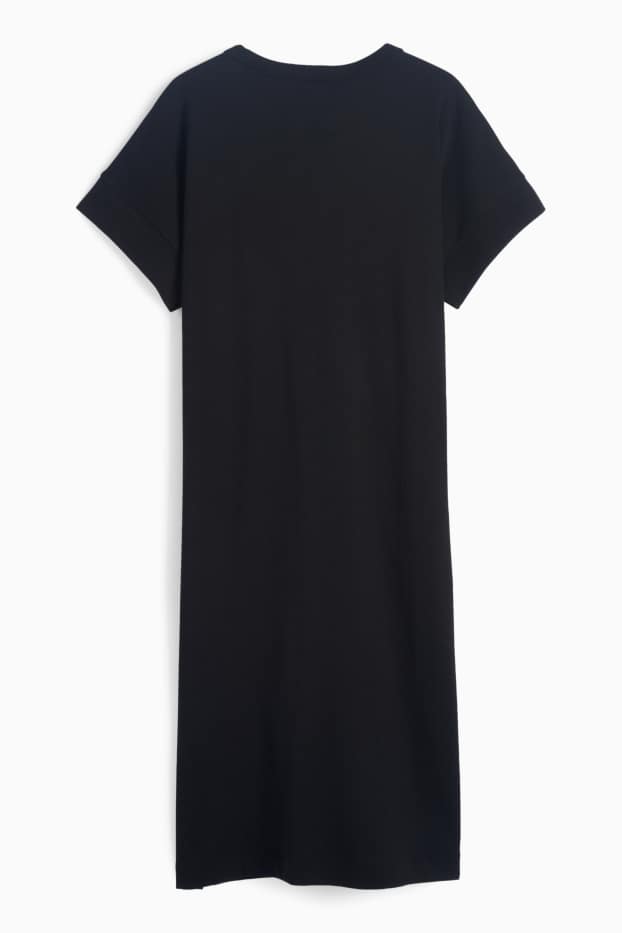 Donna - Vestito a t-shirt - nero