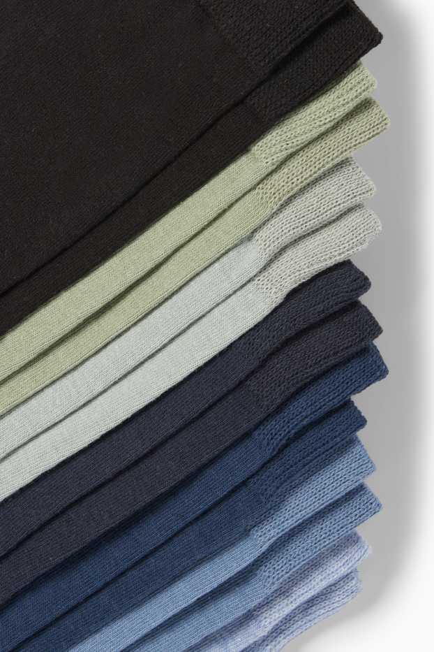 Hommes - Lot de 7 paires - chaussettes - bleu