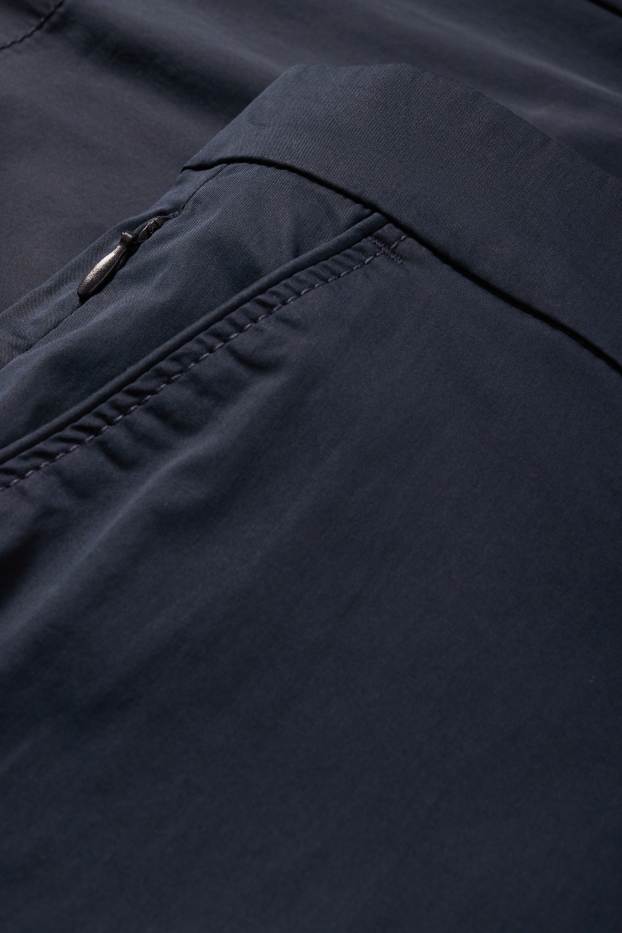 Pánské - Kalhoty chino - regular fit - tmavomodrá