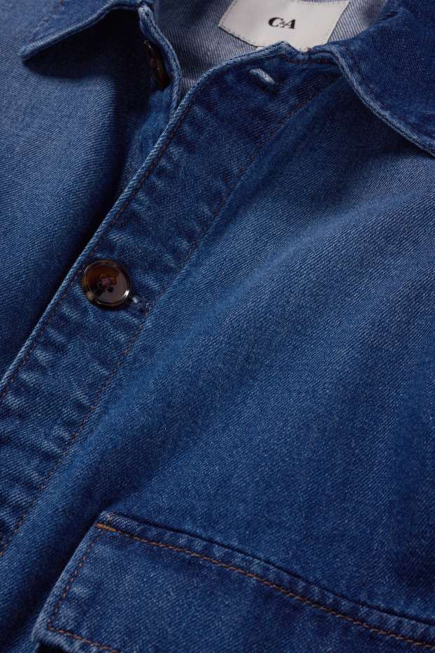 Damen - Jeansjacke - dunkeljeansblau