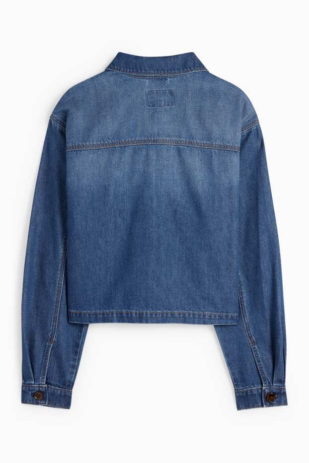 Damen - Jeansjacke - dunkeljeansblau