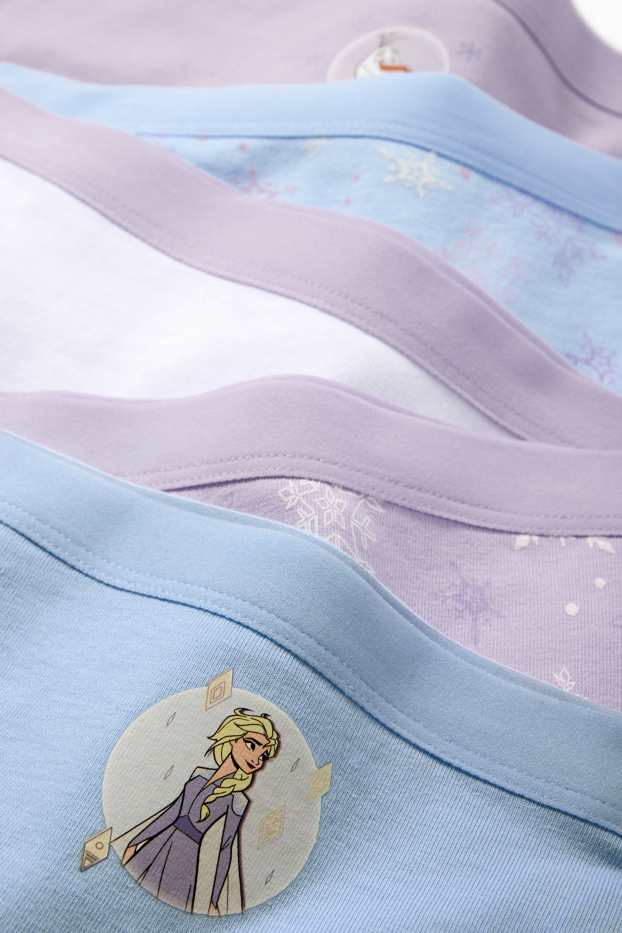 Kinder Mädchen - Multipack 5er - Die Eiskönigin - Boxershorts - blau