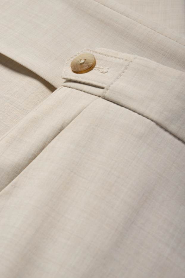 Herren - Baukasten-Hose - Regular Fit - Flex - hellbeige