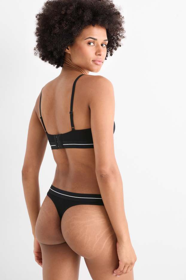 Femmes - String - noir