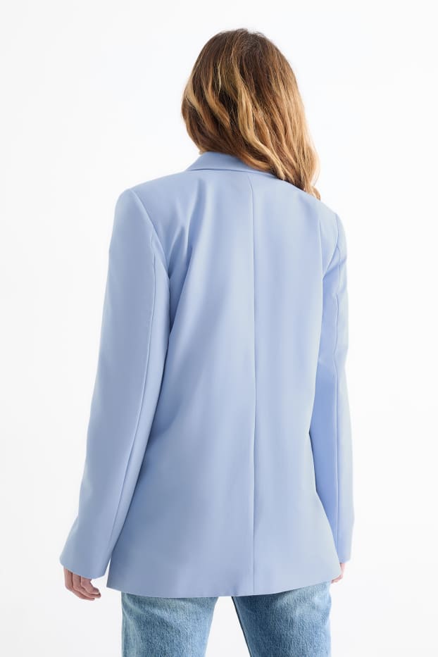Donna - Blazer lungo - regular fit - azzurro