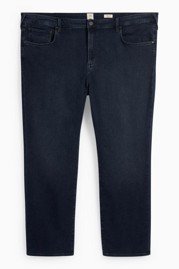 Herren - Straight Jeans - Jog Denim - LYCRA® - dunkeljeansblau