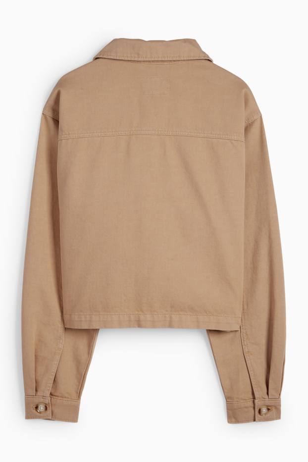 Dames - Spijkerjasje - beige