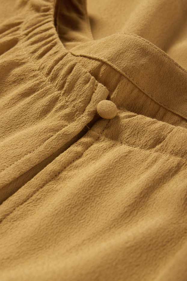 Damen - Bluse - strukturiert - grün