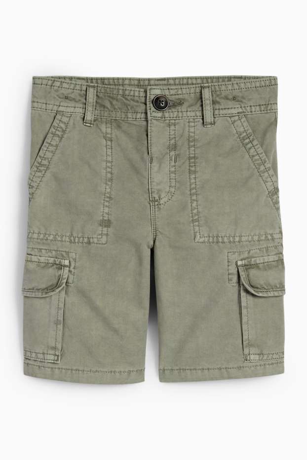 Kinder Jungen - Cargoshorts - grün