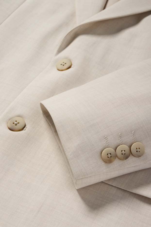 Herren - Baukasten-Sakko - Regular Fit - Flex - hellbeige