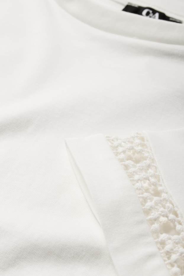 Damen - T-Shirt - weiß