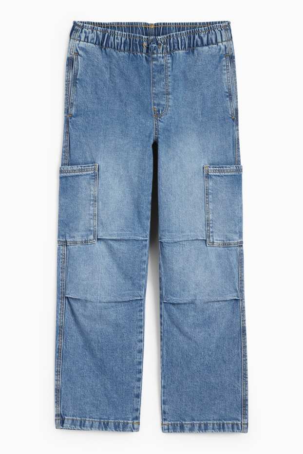 Enfants garçons - Cargo jean - jean bleu