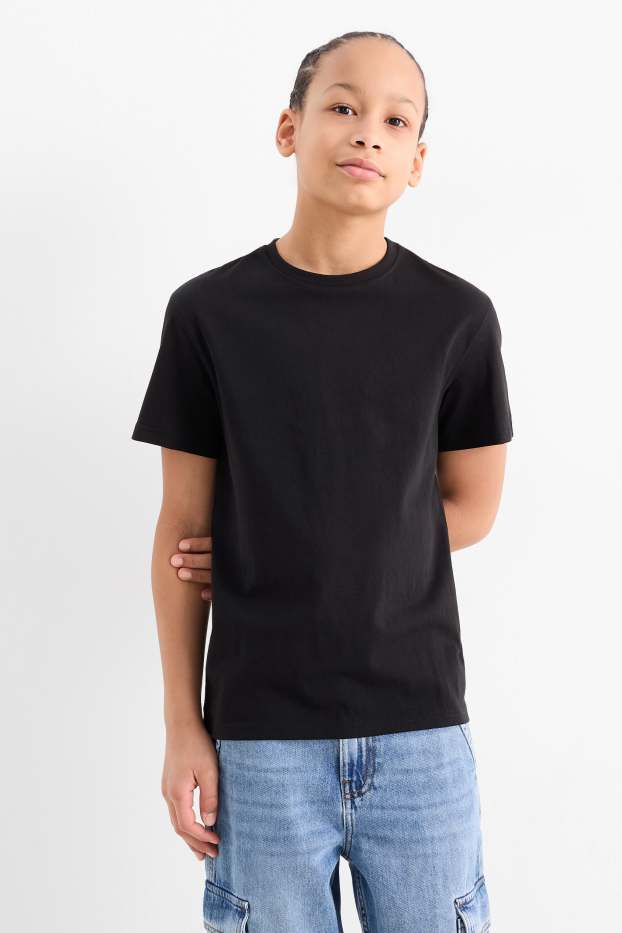 Kinderen: jongens - T-shirt - zwart