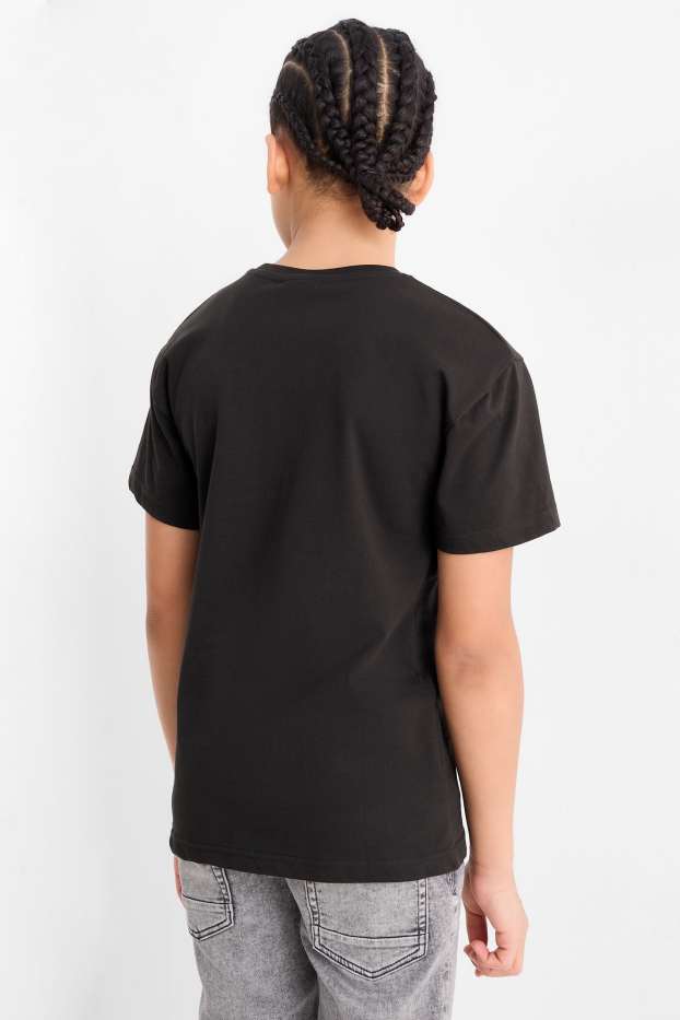 Children Boys - Pokémon - short sleeve T-shirt - black