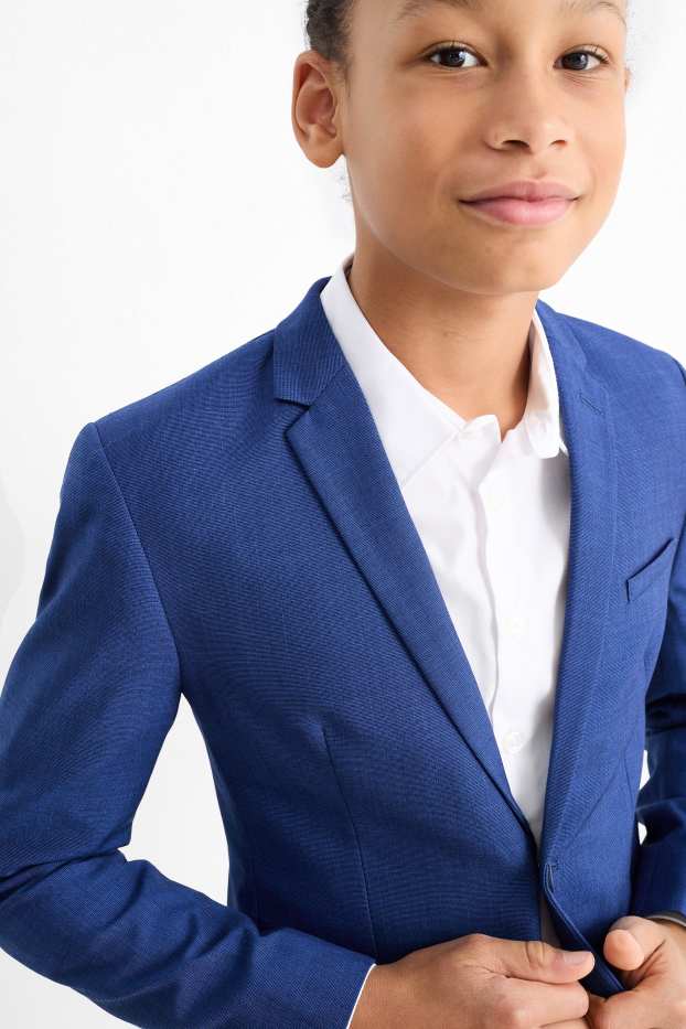 Enfants garçons - Veste de costume - bleu foncé