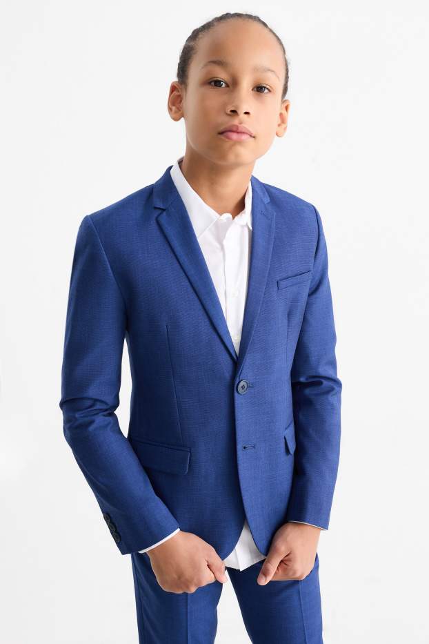 Enfants garçons - Veste de costume - bleu foncé