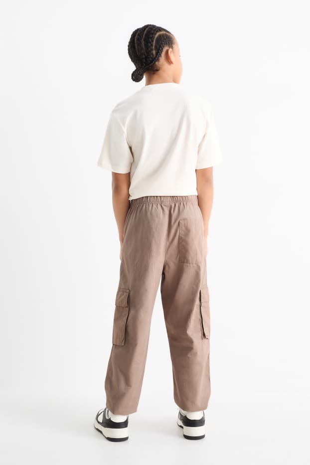 Children Boys - Cargo trousers - taupe