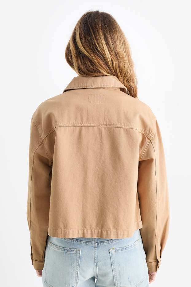 Dames - Spijkerjasje - beige