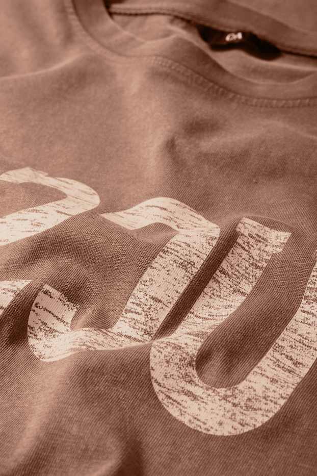 Men - T-shirt - brown