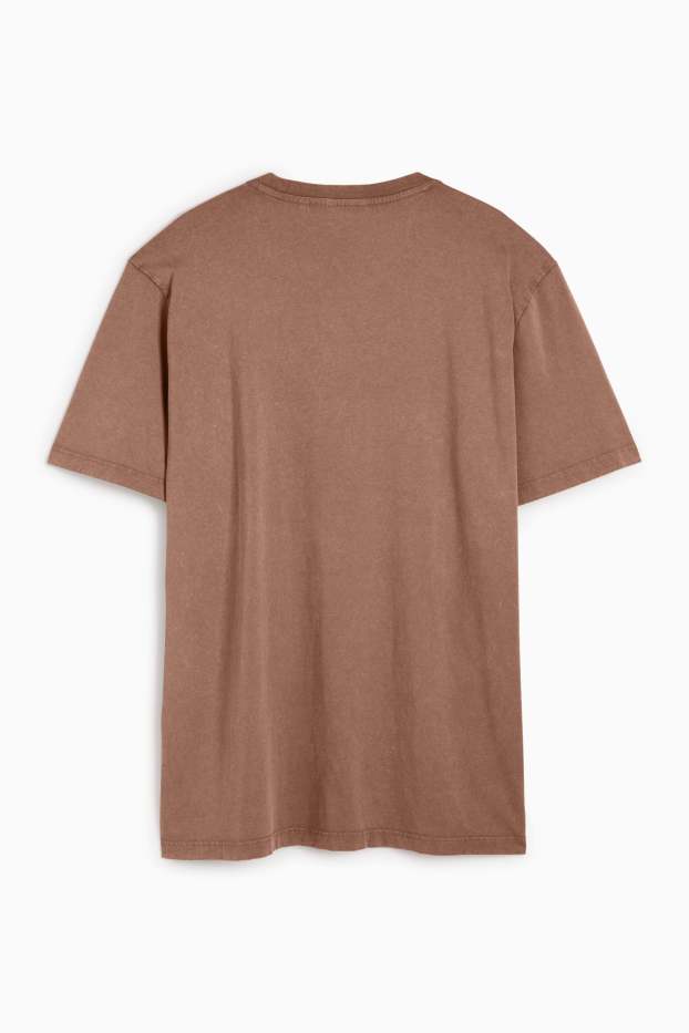 Men - T-shirt - brown