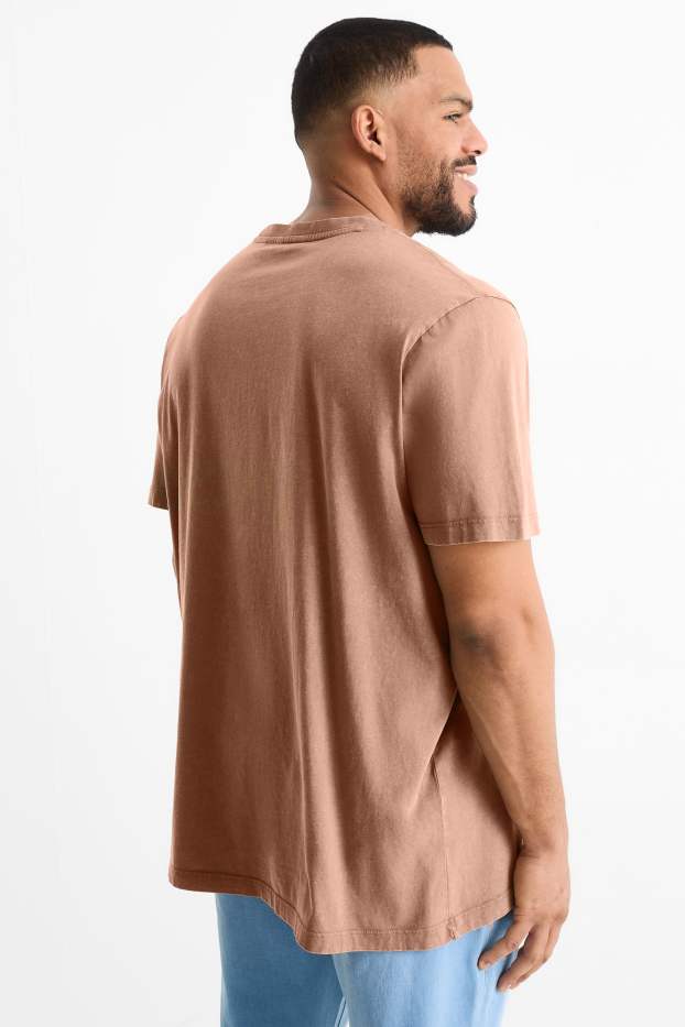 Men - T-shirt - brown