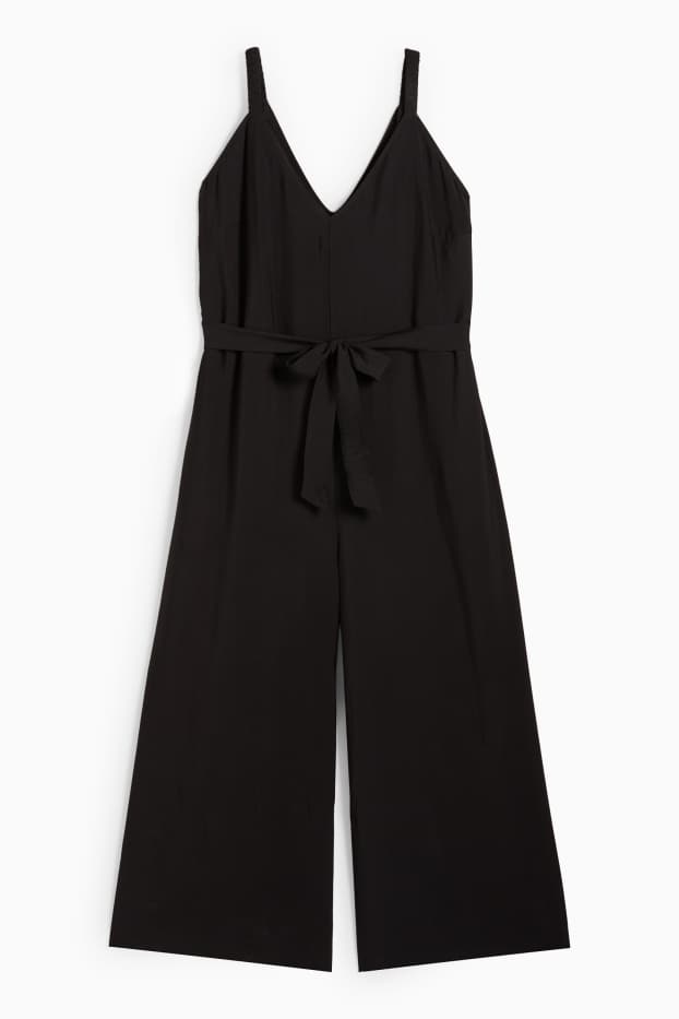 Dames - Jumpsuit - zwart