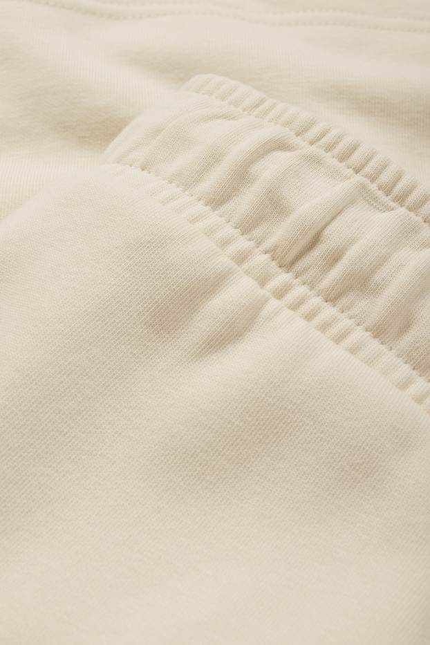 Home - Pantalons curts de xandall - beix clar