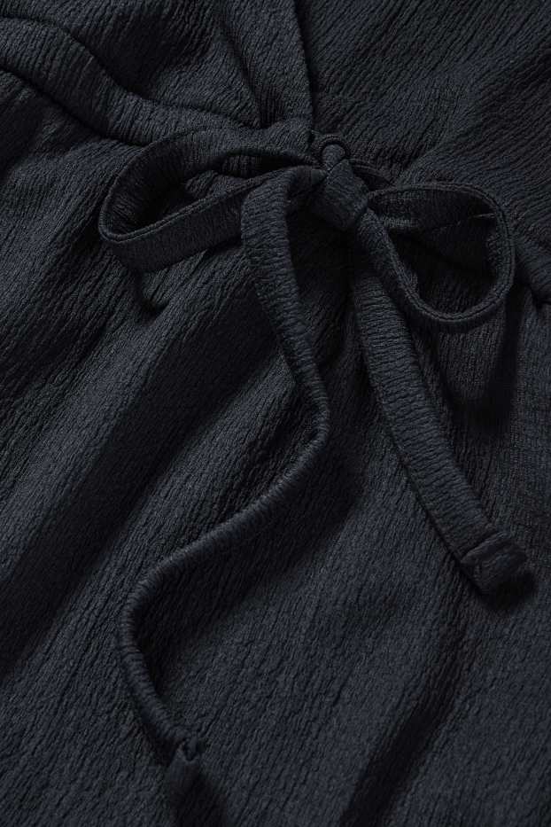 Femmes - Chemisier d’allaitement - texturé - noir