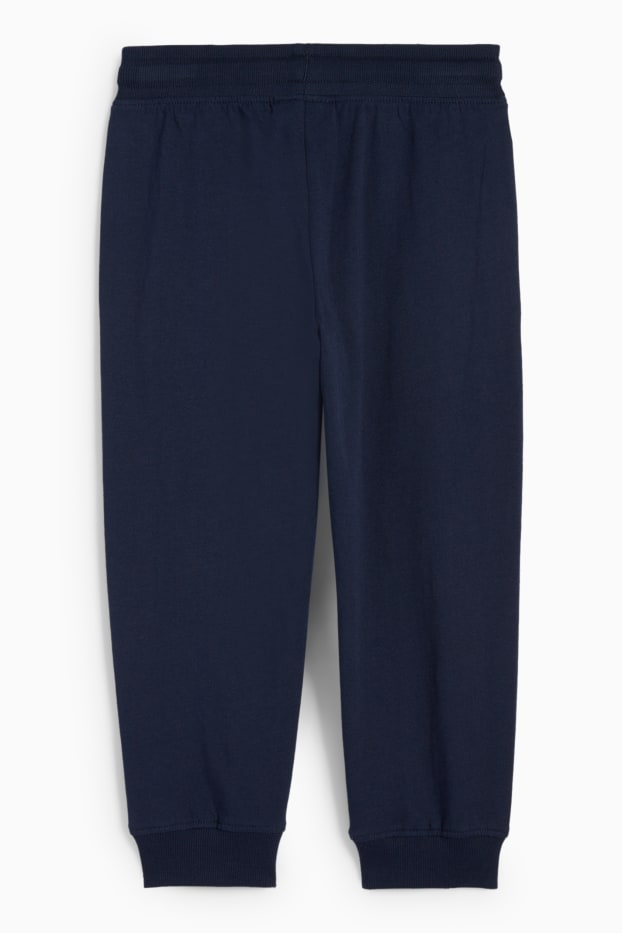 Děti - chlapci - Teplákové kalhoty - tmavomodrá
