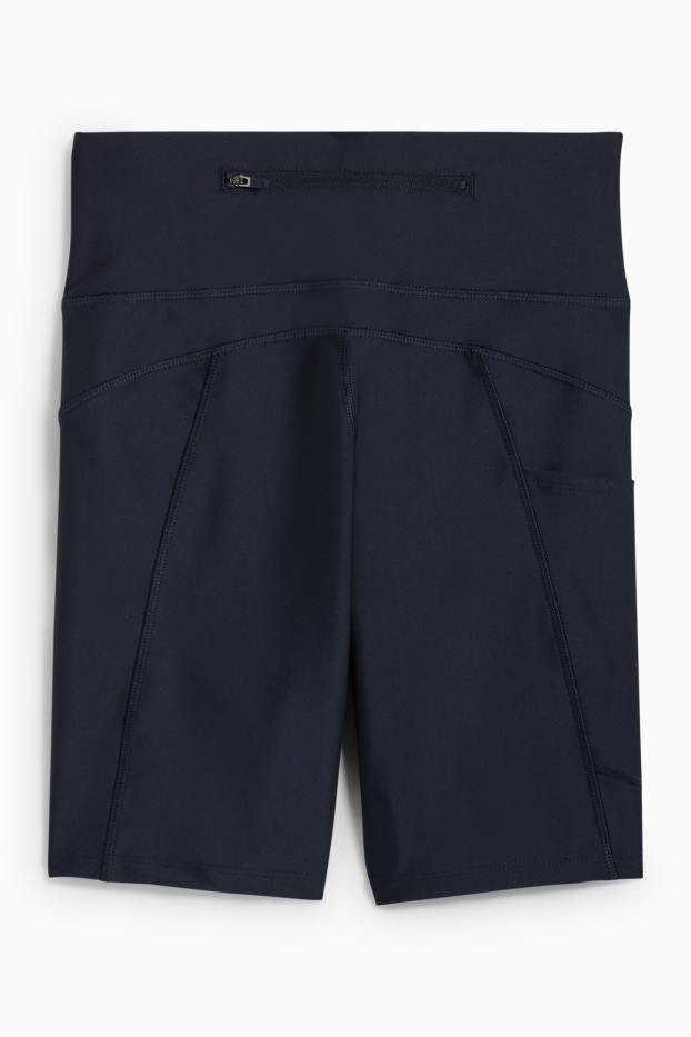 Damen - Radlerhose - 4 Way Stretch - dunkelblau