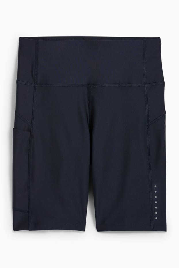 Damen - Radlerhose - 4 Way Stretch - dunkelblau
