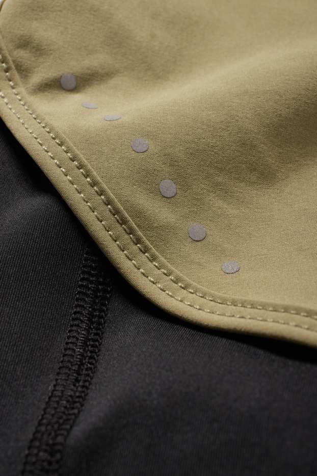 Women - Technical shorts - 4 Way Stretch - 2-in-1 look - green