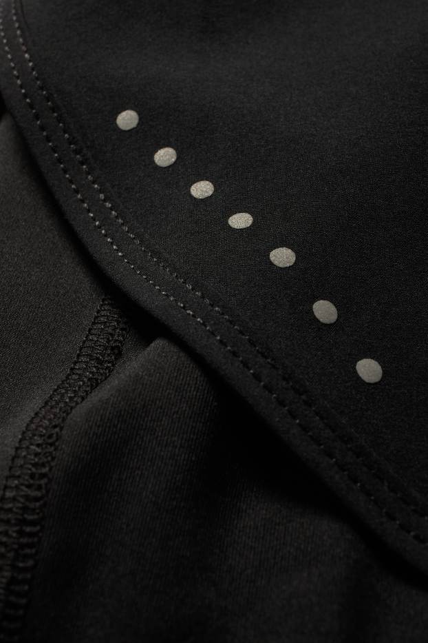 Damen - Funktions-Shorts - 4 Way Stretch - 2-in-1-Look - schwarz