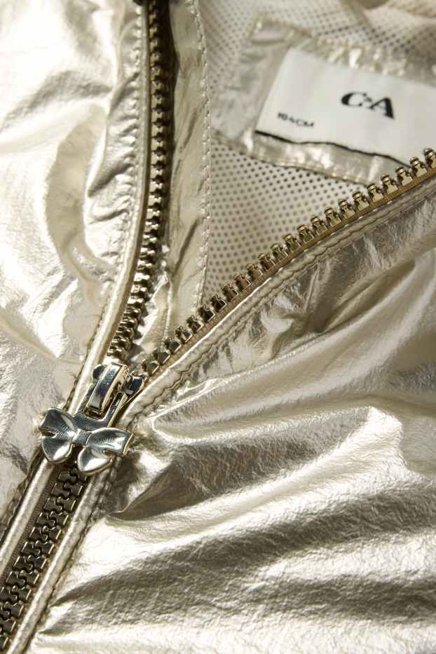Kinder Mädchen - Blouson - glänzend - gold