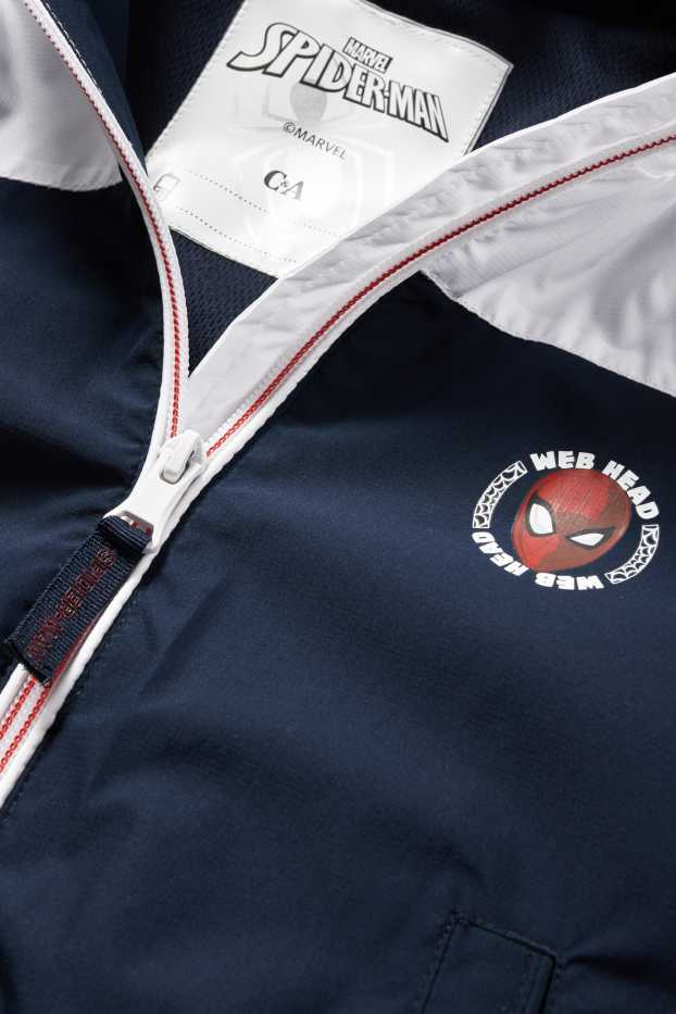 Children Boys - Spider-Man - jacket with hood - dark blue