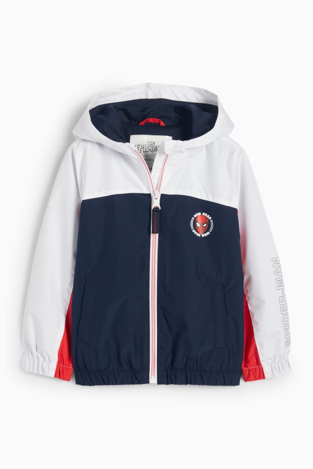 Children Boys - Spider-Man - jacket with hood - dark blue
