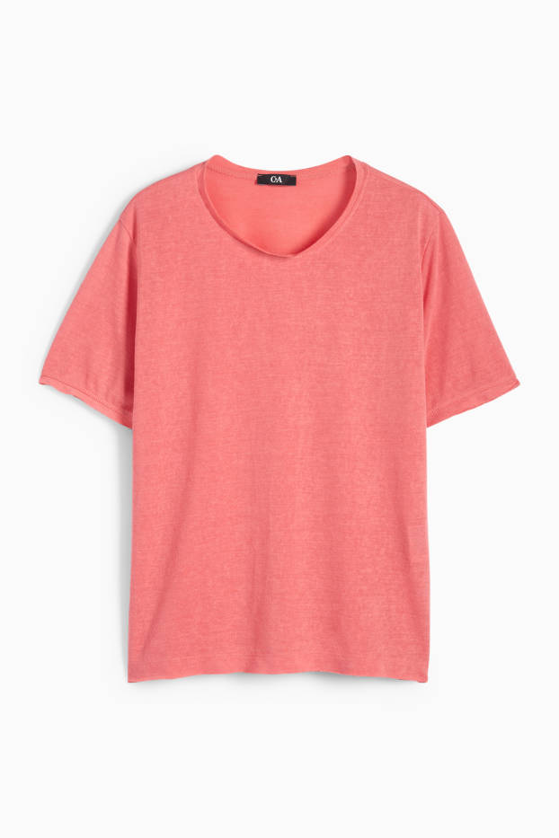 Damen - T-Shirt - pink