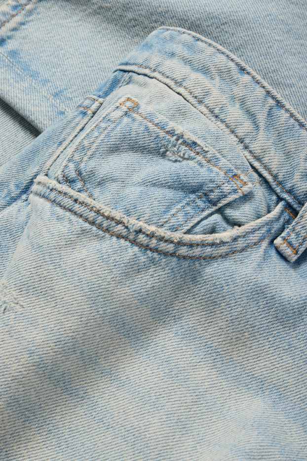 Home - Relaxed tapered jeans - texà blau clar