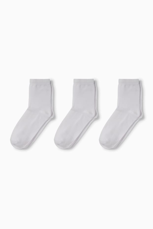 Women - Multipack of 3 - socks - white