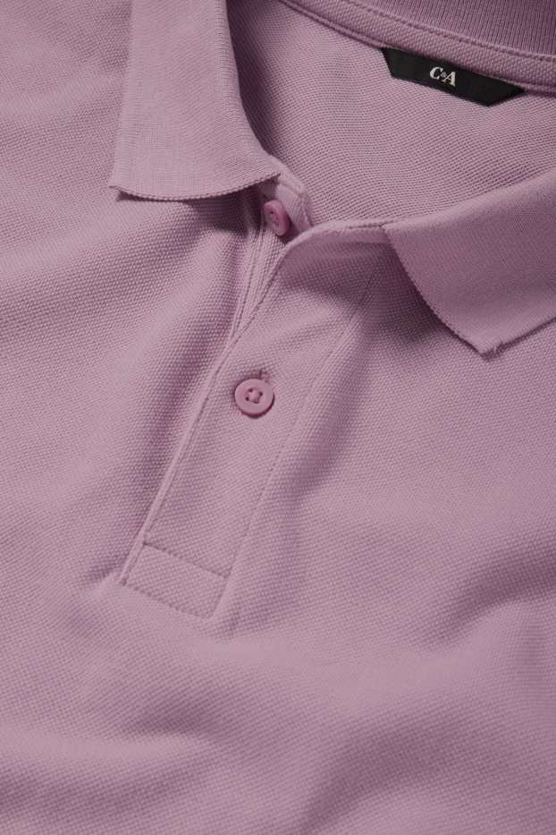 Herren - Poloshirt - hellviolett