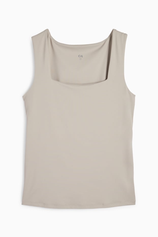 Donna - Top basic - grigio