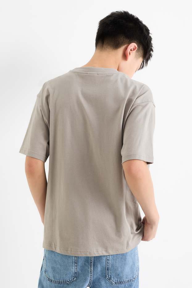 Children Boys - Spider-Man - short sleeve T-shirt - gray