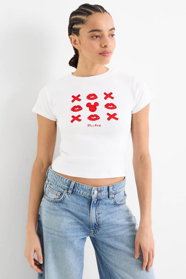 Donna - T-shirt - Topolino - bianco