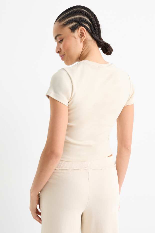 Damen - T-Shirt - Susi und Strolch - hellbeige