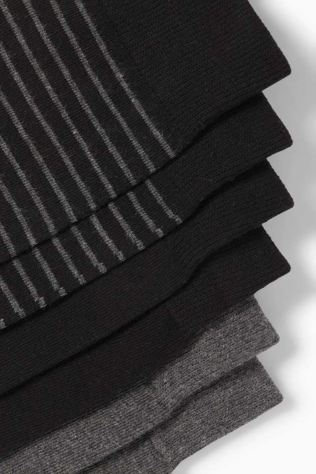 Herren - Multipack 3er - Socken - grau / schwarz