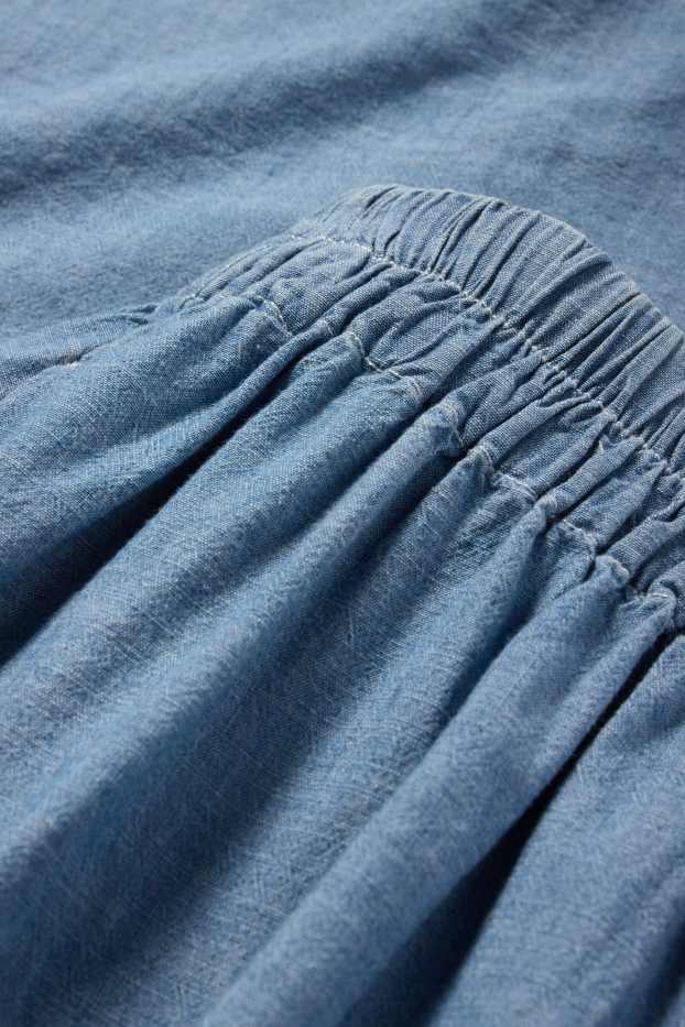 Damen - Jeansrock - hellblau
